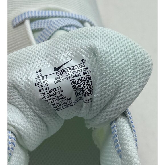 Nike Downshifter 12 Womens White Green Running Shoes Sneakers Low DD9294-104 - Picture 9 of 10